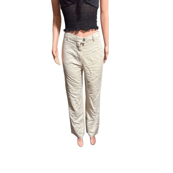 Pulp women high rise Tan straight leg Junlon pants size M/8 - Picture 3 of 8